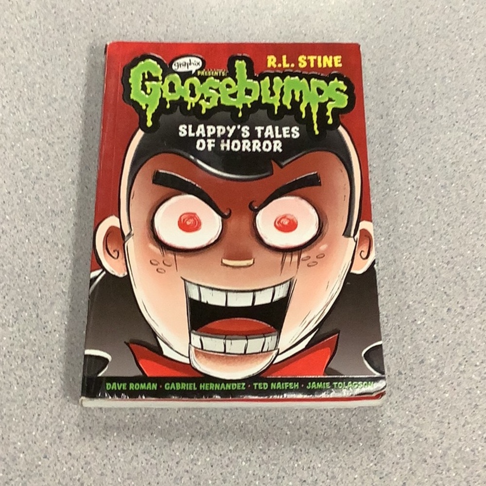 Scholastic Goosebumps Slappy's Tales of Horror - Red and Green Cover